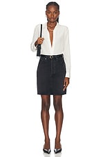 Citizens of Humanity Etta Pencil Skirt in Mezzanotte, view 5, click to view large image.