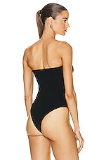 Citizens of Humanity Sloane Bodysuit in Black, view 4, click to view large image.