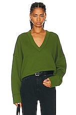 Citizens of Humanity Ronan V Neck Top in Fern, view 1, click to view large image.
