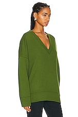 Citizens of Humanity Ronan V Neck Top in Fern, view 2, click to view large image.