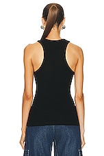 Citizens of Humanity Melrose Tank in Black, view 3, click to view large image.