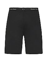 Calvin Klein Underwear Sleep Short in Black, view 2, click to view large image.