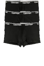 Calvin Klein Underwear Calvin Klein Low Rise Trunk 3 Piece Set in Black, view 1, click to view large image.