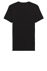Calvin Klein Underwear Short Sleeve Tee 3 Pack in Black, view 3, click to view large image.