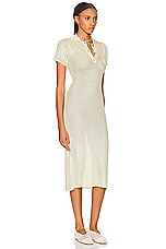 Calle Del Mar Tuck Rib Polo Dress in Jasmine, view 2, click to view large image.