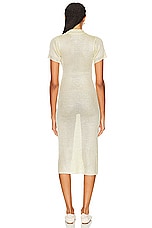 Calle Del Mar Tuck Rib Polo Dress in Jasmine, view 3, click to view large image.