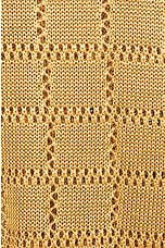 Calle Del Mar Crochet Patchwork Pant in Camel, view 5, click to view large image.