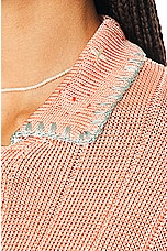 Calle Del Mar Long Sleeve Wide Rib Shirt in Shell, view 5, click to view large image.