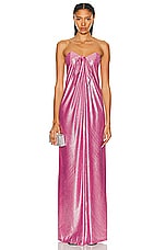 CAROLINE CONSTAS Kaia Dress in Orchid, view 1, click to view large image.