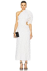 Chloe One Shoulder Gown in Iconic Milk, view 1, click to view large image.