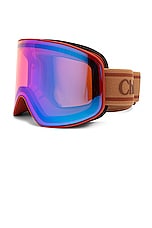 Chloe Cassidy Ski Goggles in Brown & Orange, view 2, click to view large image.