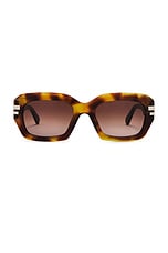 Chloe West Sunglasses in Havana & Brown, view 1, click to view large image.