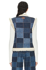 Chloe Reversible Vest in Iconic Milk, view 3, click to view large image.