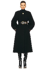 Chloe Long Coat in Black, view 1, click to view large image.