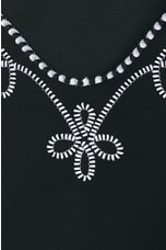 Chloe Embroidered Jacket in Black, view 5, click to view large image.