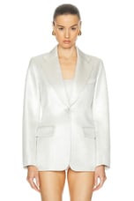 Chloe Blazer in Silver Cloud, view 2, click to view large image.
