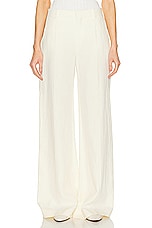 Chloe Linen Pant in Coconut Milk, view 1, click to view large image.