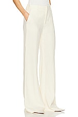 Chloe Linen Pant in Coconut Milk, view 2, click to view large image.