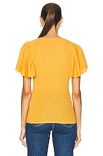 Chloe T-shirt in Truly Yellow, view 3, click to view large image.