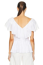 Chloe Blouse in White, view 3, click to view large image.
