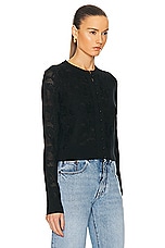 Chloe Lace Top in Black, view 2, click to view large image.