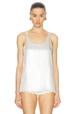 Chloe Tank Top in Silver Cloud, view 1, click to view large image.