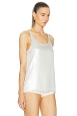 Chloe Tank Top in Silver Cloud, view 2, click to view large image.
