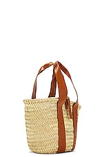 Chloe Sense Basket Tote Bag in Caramel, view 4, click to view large image.