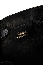 Chloe Round Pouch Bag in Black, view 6, click to view large image.