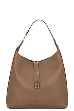 Chloe Marcie Hobo Bag in Dark Nut, view 1, click to view large image.