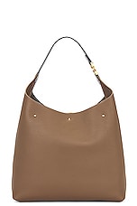 Chloe Marcie Hobo Bag in Dark Nut, view 3, click to view large image.