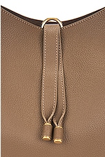 Chloe Marcie Hobo Bag in Dark Nut, view 7, click to view large image.