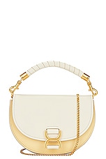 Chloe Marcie Chain Flap Bag in Misty Ivory, view 1, click to view large image.