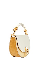 Chloe Marcie Chain Flap Bag in Misty Ivory, view 4, click to view large image.