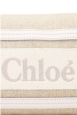 Chloe Woody Shoulder Bag in Wild Grey, view 8, click to view large image.