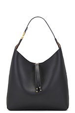 Chloe Marcie Large Hobo Shoulder Bag in Black, view 1, click to view large image.
