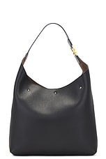 Chloe Marcie Large Hobo Shoulder Bag in Black, view 2, click to view large image.