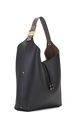Chloe Marcie Large Hobo Shoulder Bag in Black, view 3, click to view large image.