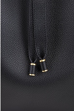 Chloe Marcie Large Hobo Shoulder Bag in Black, view 7, click to view large image.