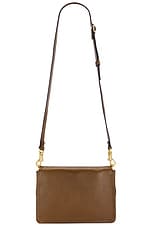 Chloe Cape Crossbody Bag in Dark Khaki, view 2, click to view large image.