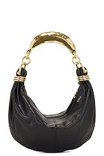【関税&送料込】Chloe S611 Bracelet Bag Chloe Banana Bracelet Bag in Black | FWRD