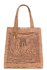 Chloe Summer Banana Tote Bag in Summery Beige | FWRD