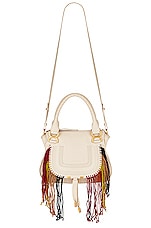 Chloe Small Marcie Satchel Bag in Nude, view 1, click to view large image.