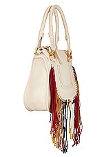 Chloe Small Marcie Satchel Bag in Nude, view 5, click to view large image.