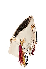 Chloe Small Marcie Satchel Bag in Nude, view 6, click to view large image.