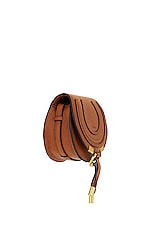 Chloe Nano Marcie Saddle Bag in Tan, view 5, click to view large image.