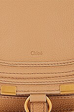 Chloe Marcie Mini Satchel Bag in Milky Brown, view 8, click to view large image.