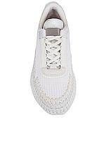 Chloe Nama Low Top Sneakers in White, view 4, click to view large image.