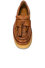 Chloe Jamie Flat Loafers in Caramello, view 4, click to view large image.