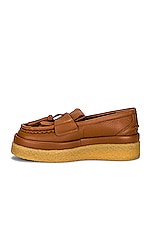 Chloe Jamie Flat Loafers in Caramello, view 5, click to view large image.